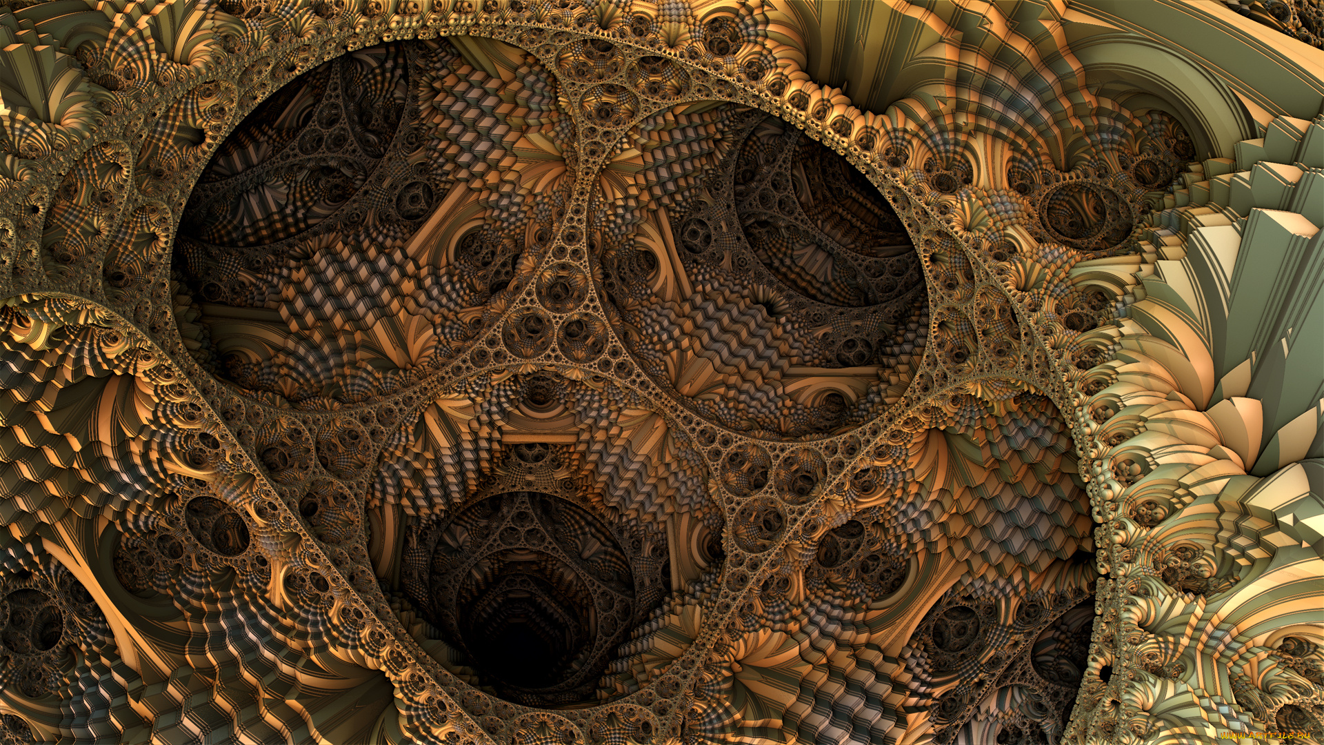 3д, графика, фракталы, , fractal, цвета, фон, узор