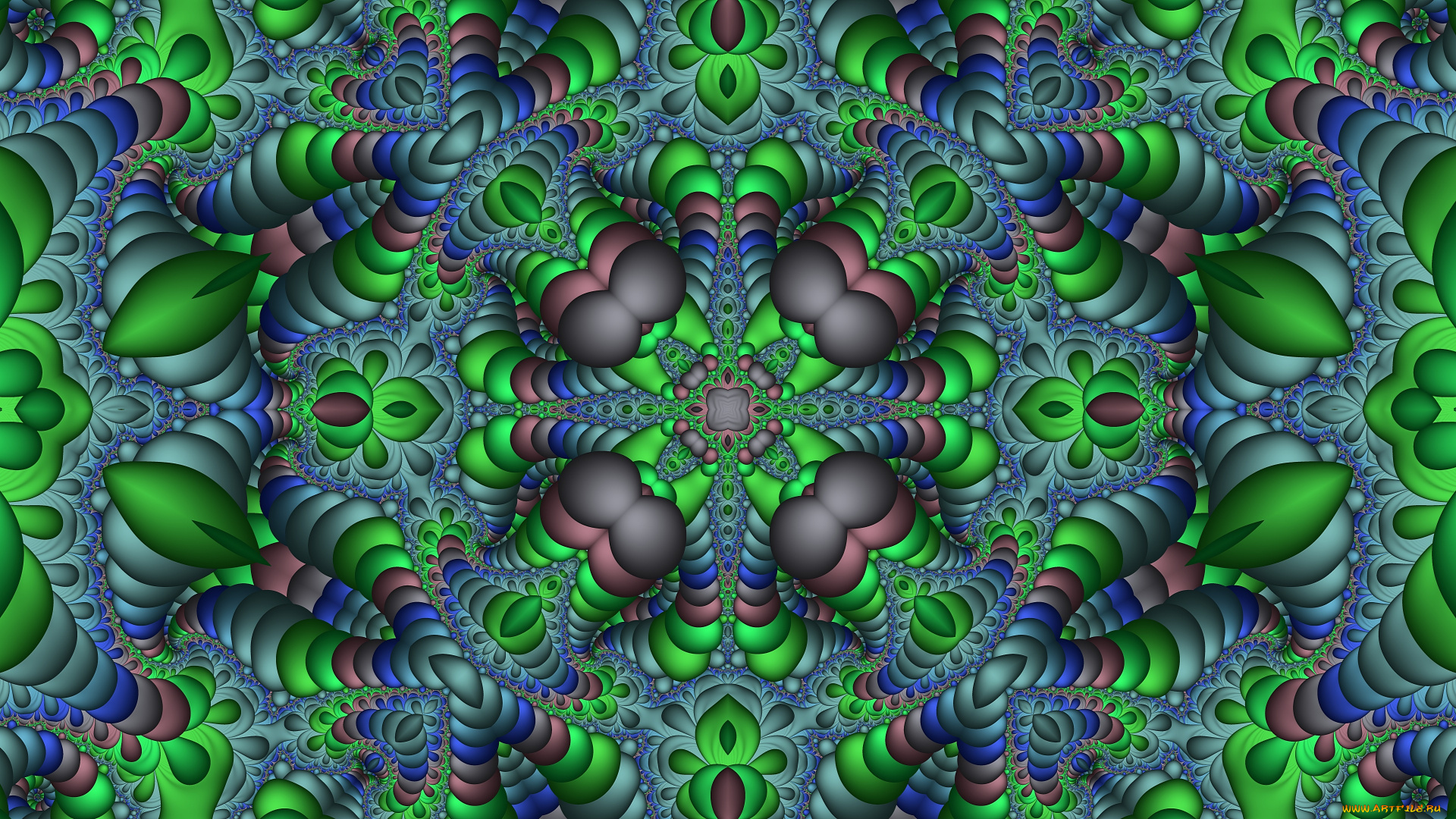 3д, графика, фракталы, , fractal, узор, фон, цвета