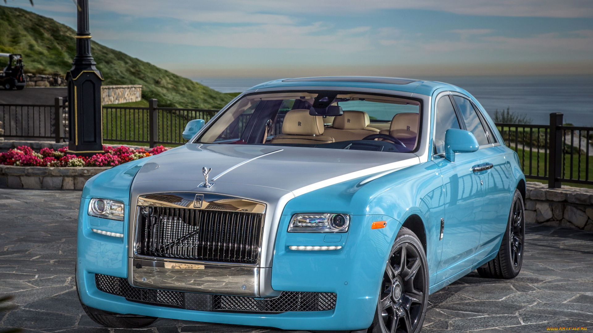 автомобили, rolls-royce, ghost, alpine, trial, centenary, collection, us-spec, 2013г, синий