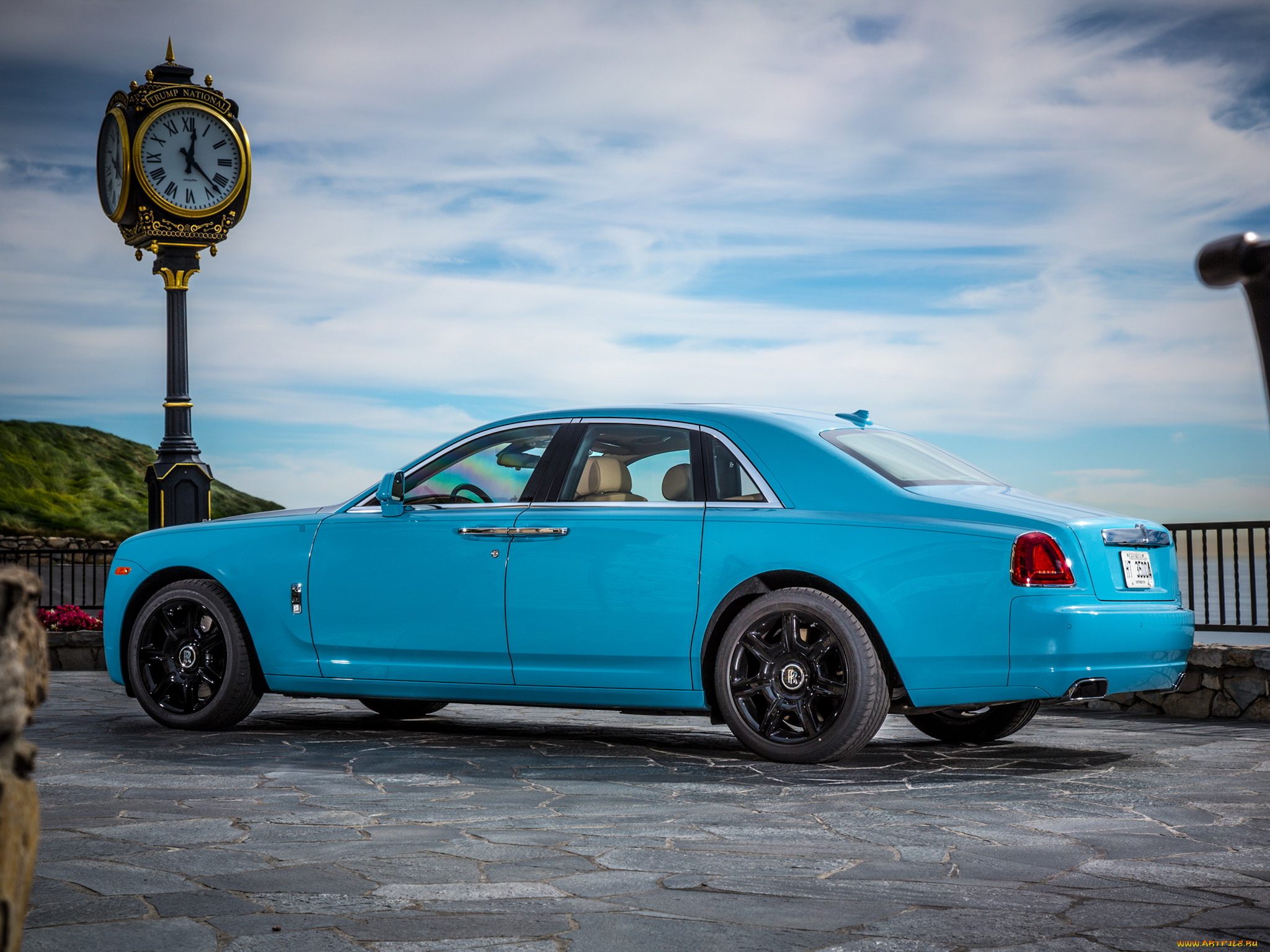 автомобили, rolls-royce, ghost, alpine, trial, centenary, collection, us-spec, 2013г, синий