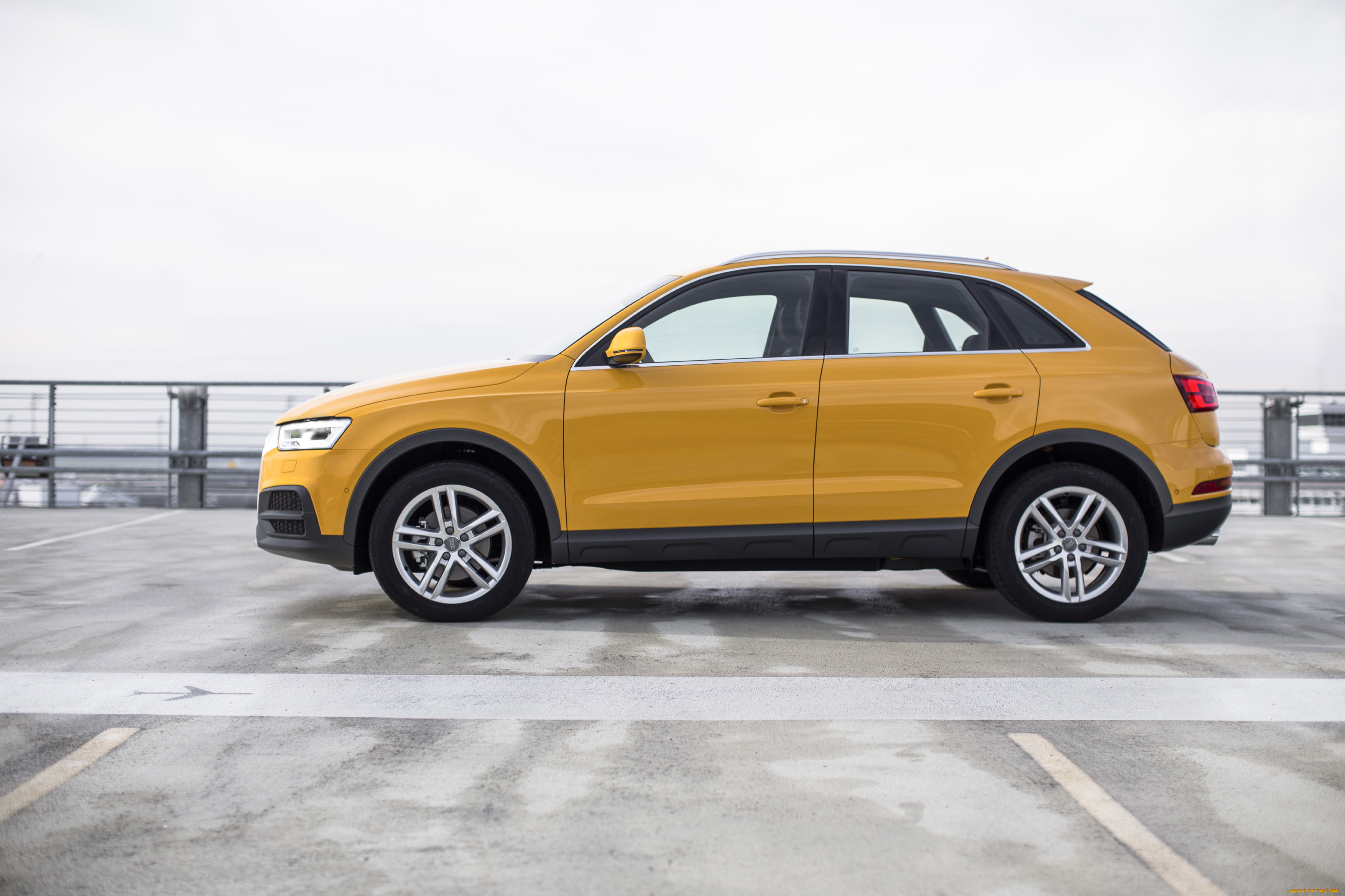 автомобили, audi, q3, 2-0, tdi, quattro, 8u, 2015г, желтый