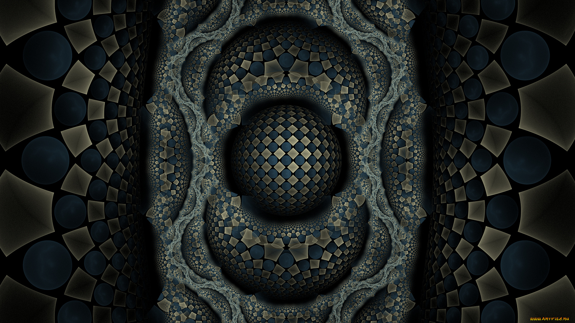 3д, графика, фракталы, , fractal, узор, цвета, фон