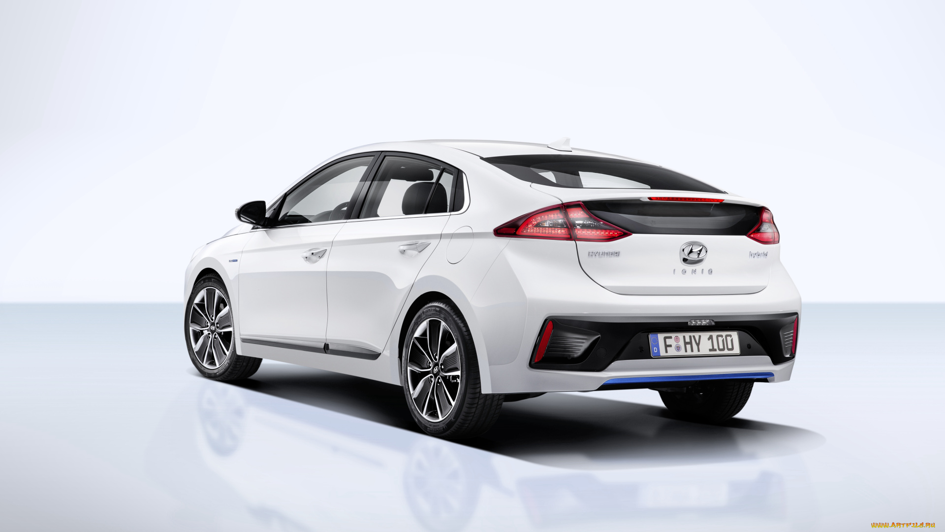 автомобили, hyundai, 2016г, hybrid, ioniq