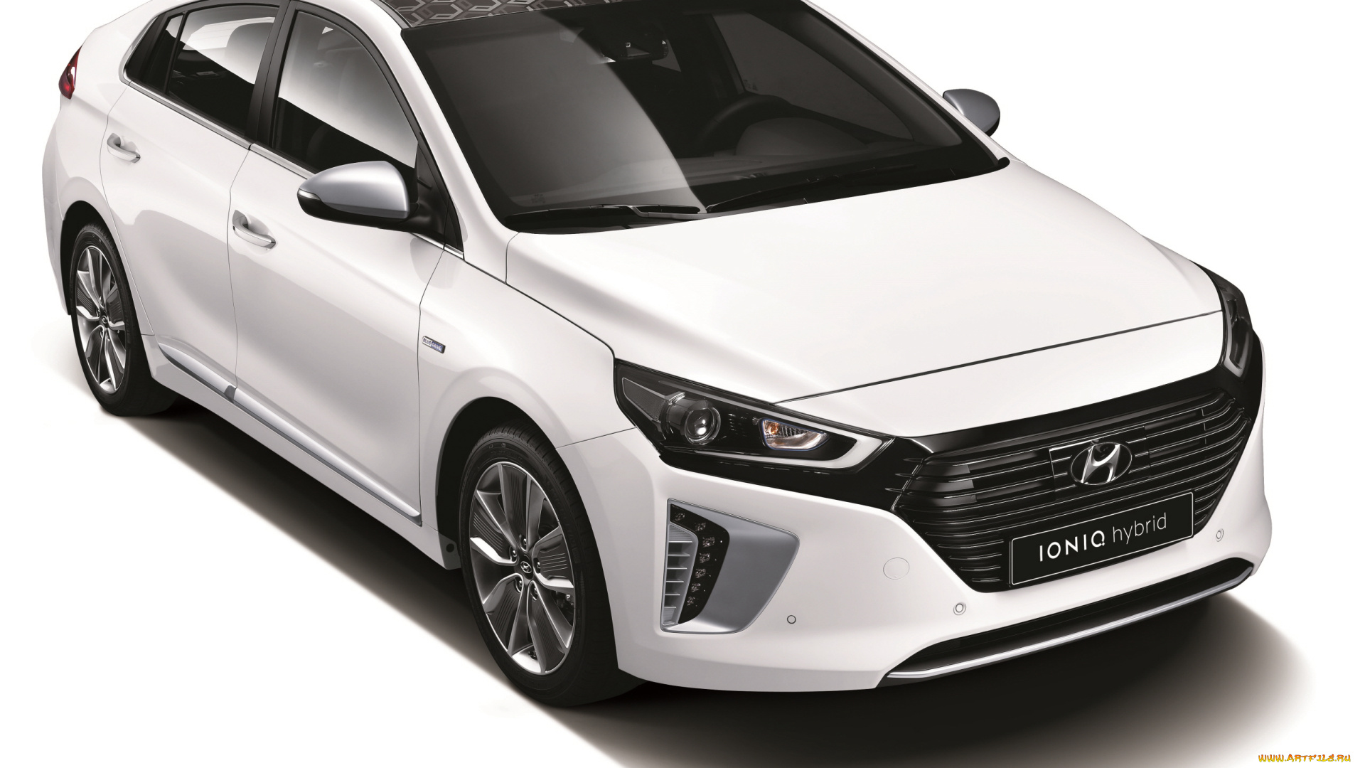 автомобили, hyundai, hybrid, 2016г, ioniq