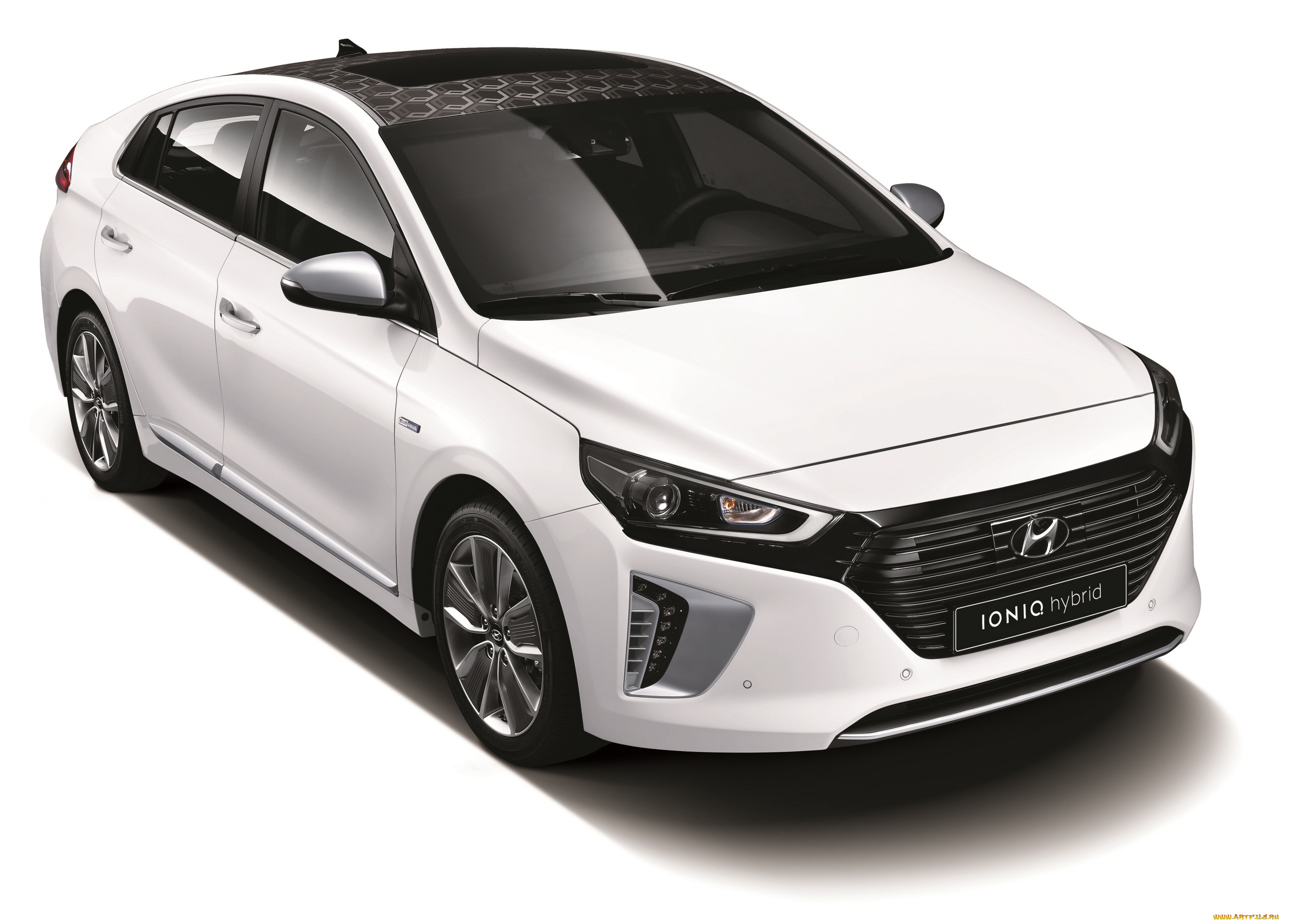 автомобили, hyundai, hybrid, 2016г, ioniq