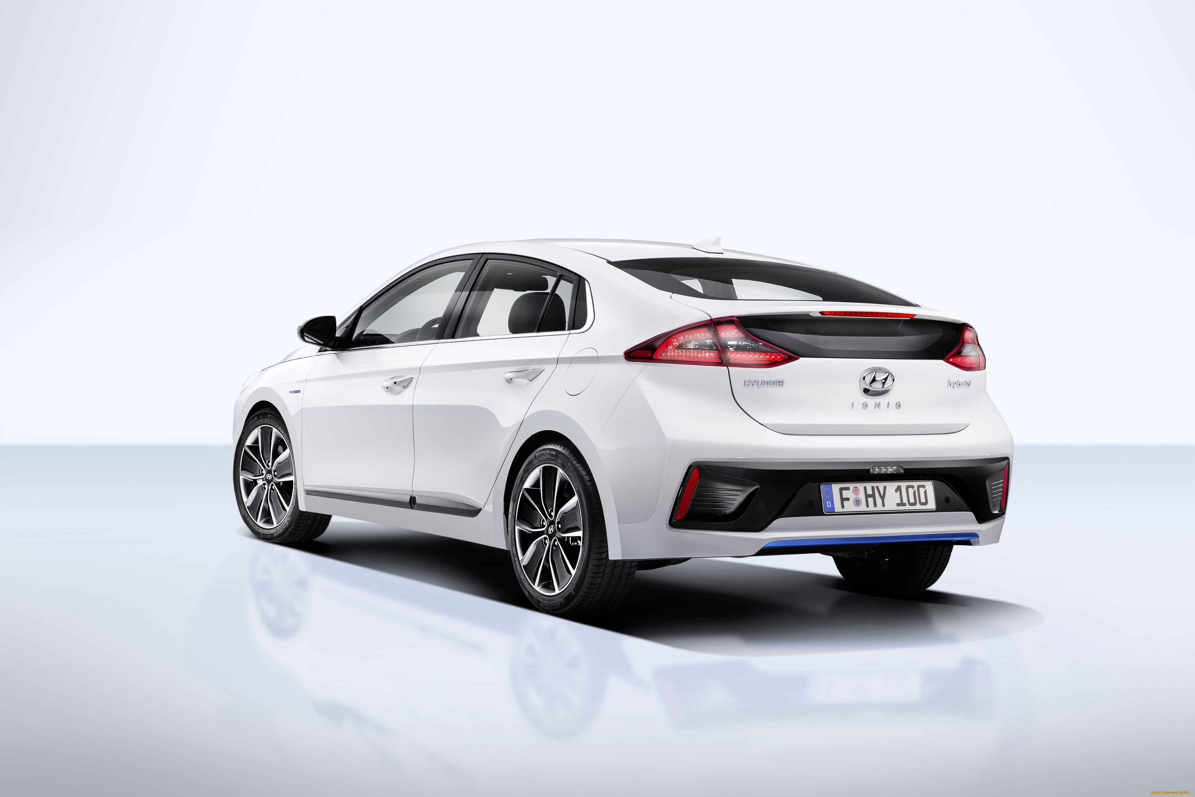 автомобили, hyundai, 2016г, hybrid, ioniq