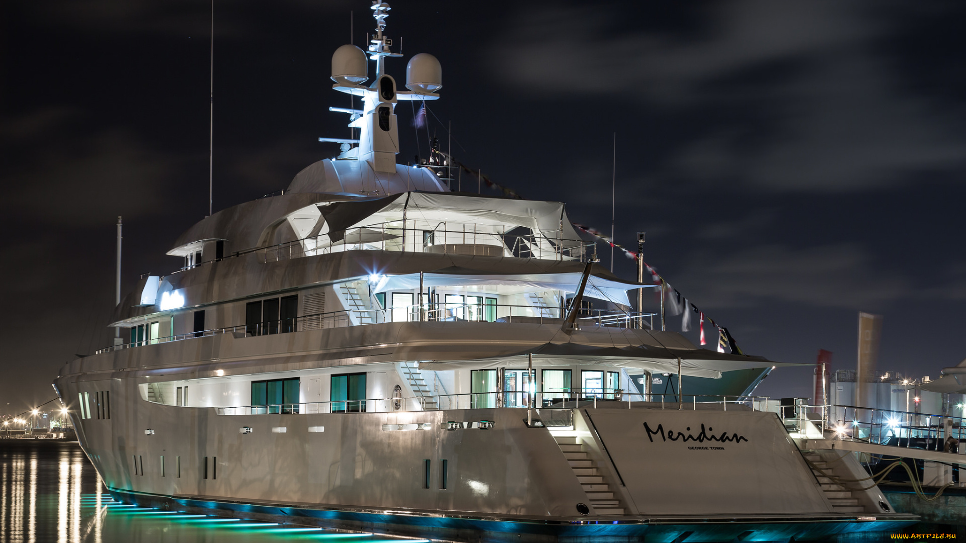 meridian, yacht, -, fort, lauderdale, корабли, Яхты, суперяхта