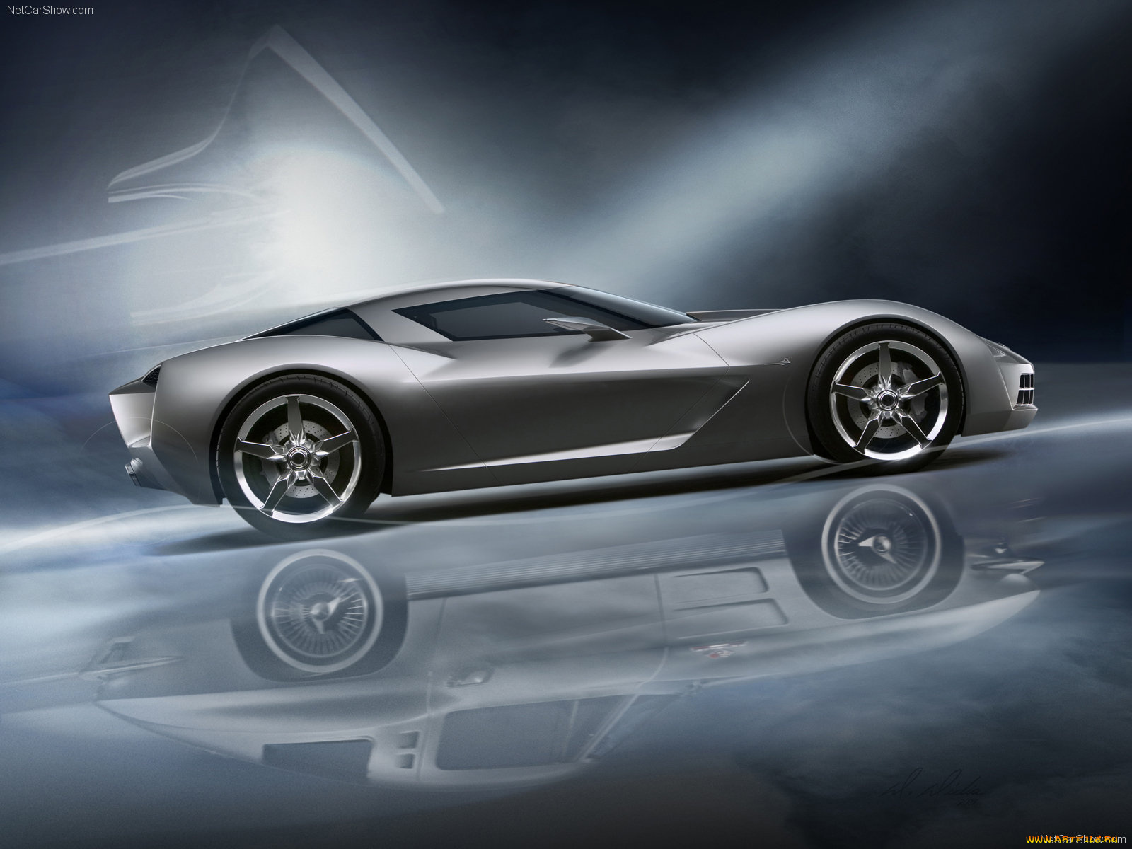 chevrolet, stingray, concept, 2009, автомобили, corvette