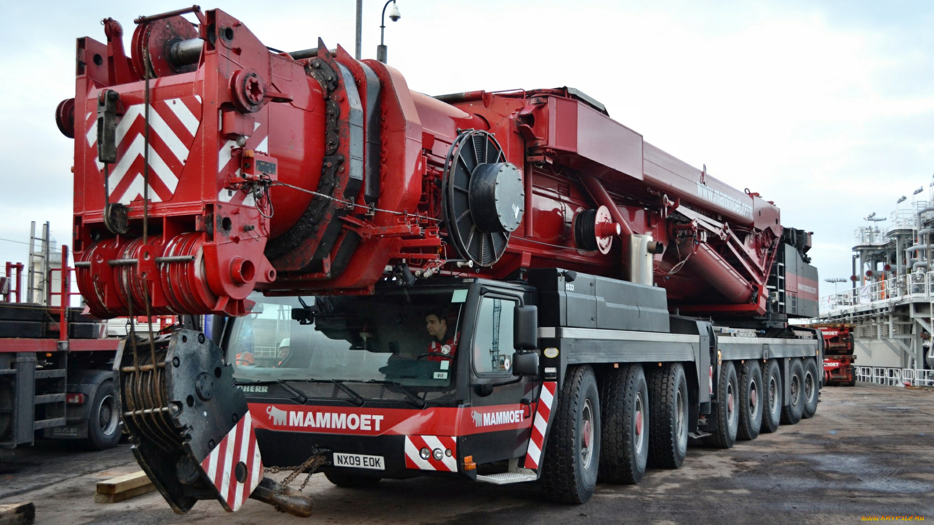 mammoet, liebherr, ltm1500, техника, краны, тяжелый, самоходный, кран, автошасси