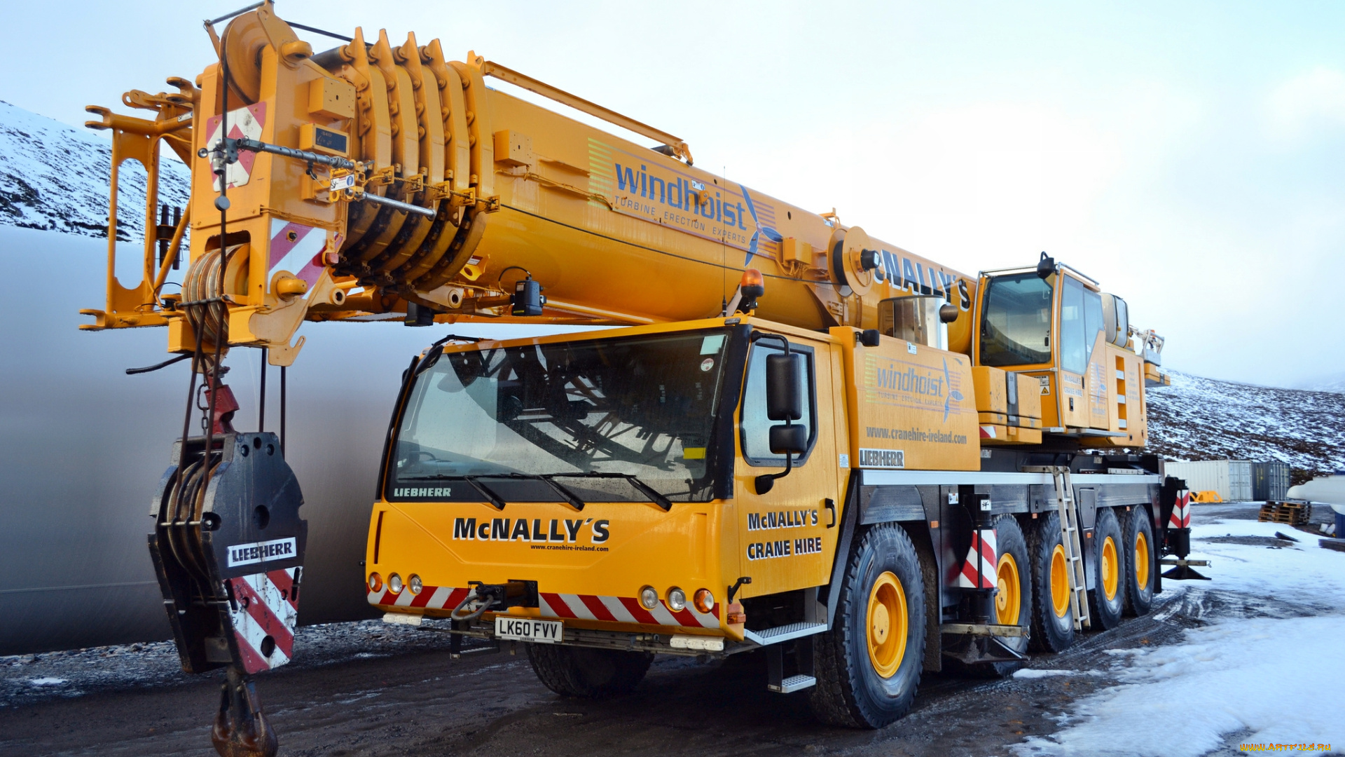 mcnally`s, liebherr, ltm1130, техника, краны, тяжелый, самоходный, кран, автошасси