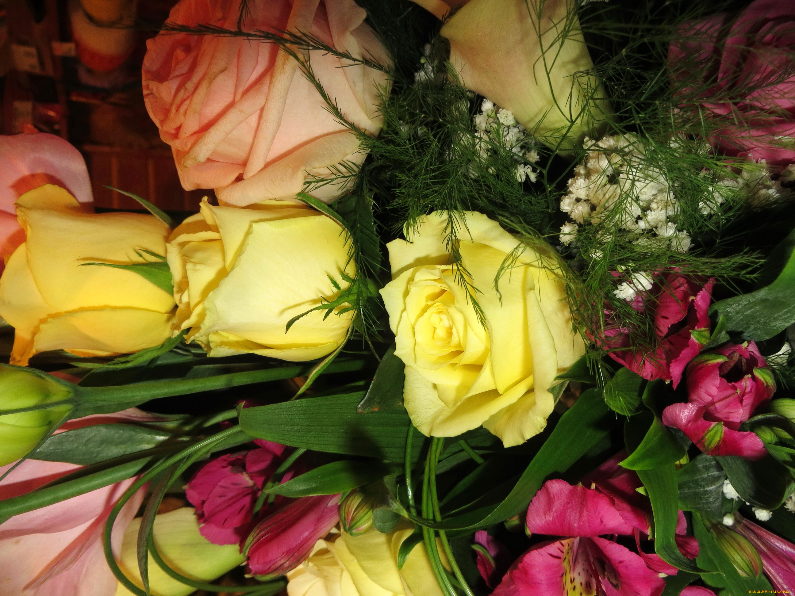 цветы, букеты, , композиции, хризантемы, букет, эустома, розы