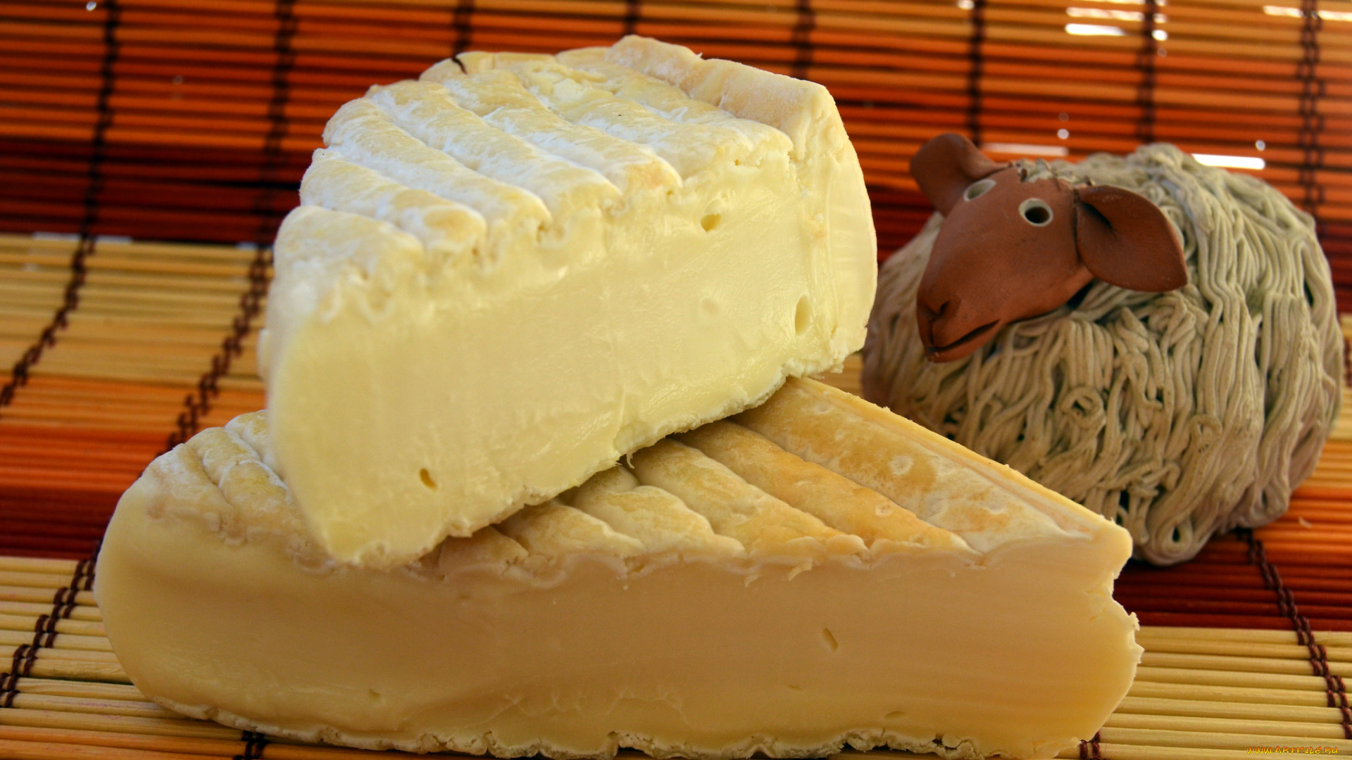 fromage, d`affinois, de, brebis, еда, сырные, изделия, сыр