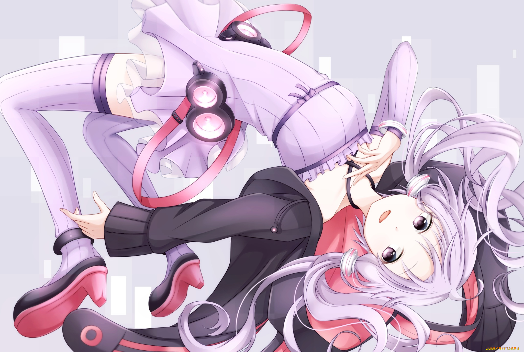 аниме, vocaloid, yuzuki, yukari, yamagara