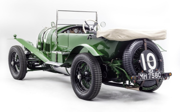 Картинка автомобили классика tourer team plas le mans speed litre 1925г car bentley 3 vanden