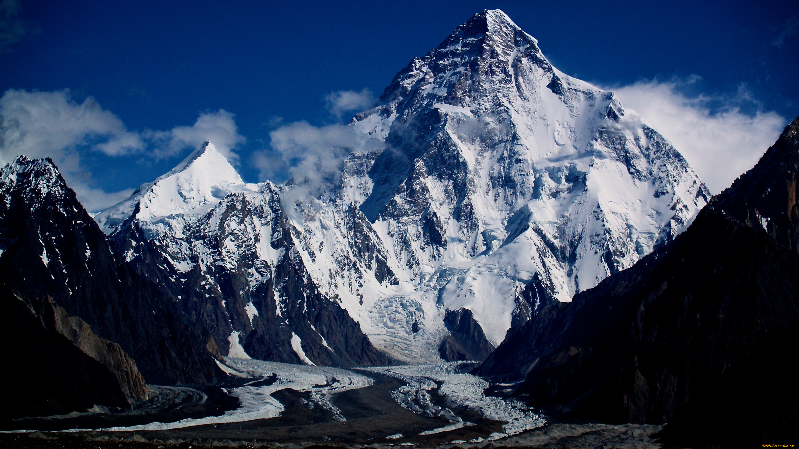 pakistan, k2, природа, горы, облака, снег, вершина, скалы, k2, pakistan