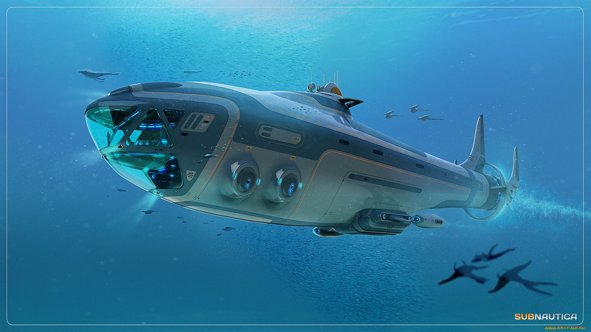 Акула корабль. Субмарина Циклоп Subnautica. Субнаутика подводная лодка. Subnautica подводная лодка. Subnautica субмарина акула.