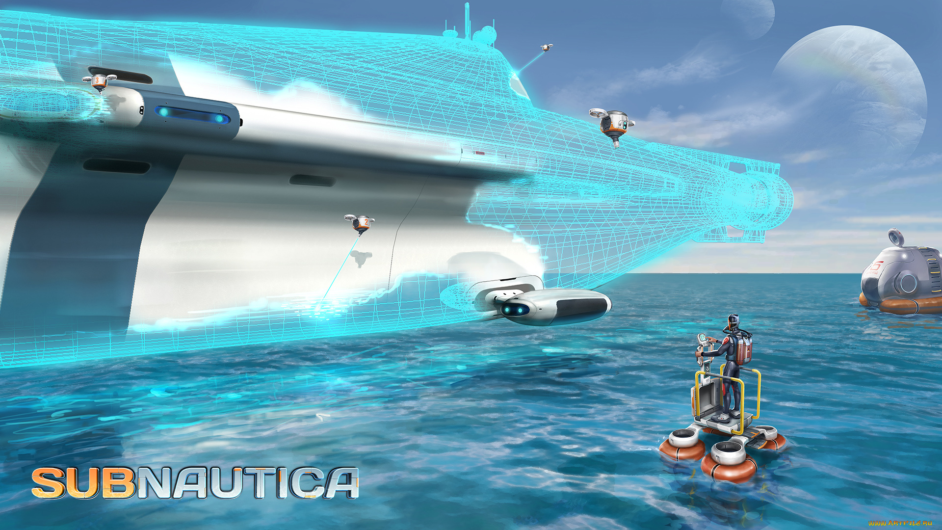 видео, игры, subnautica, action, адвенчура, подводный, мир, симулятор