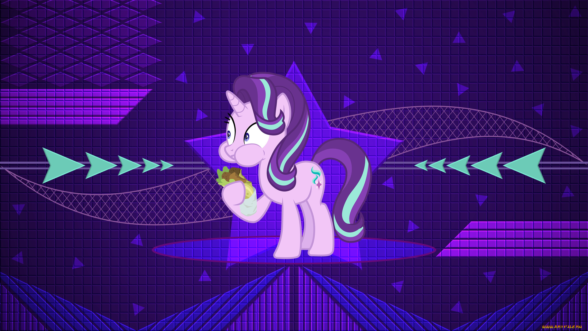 мультфильмы, my, little, pony, фон, пони