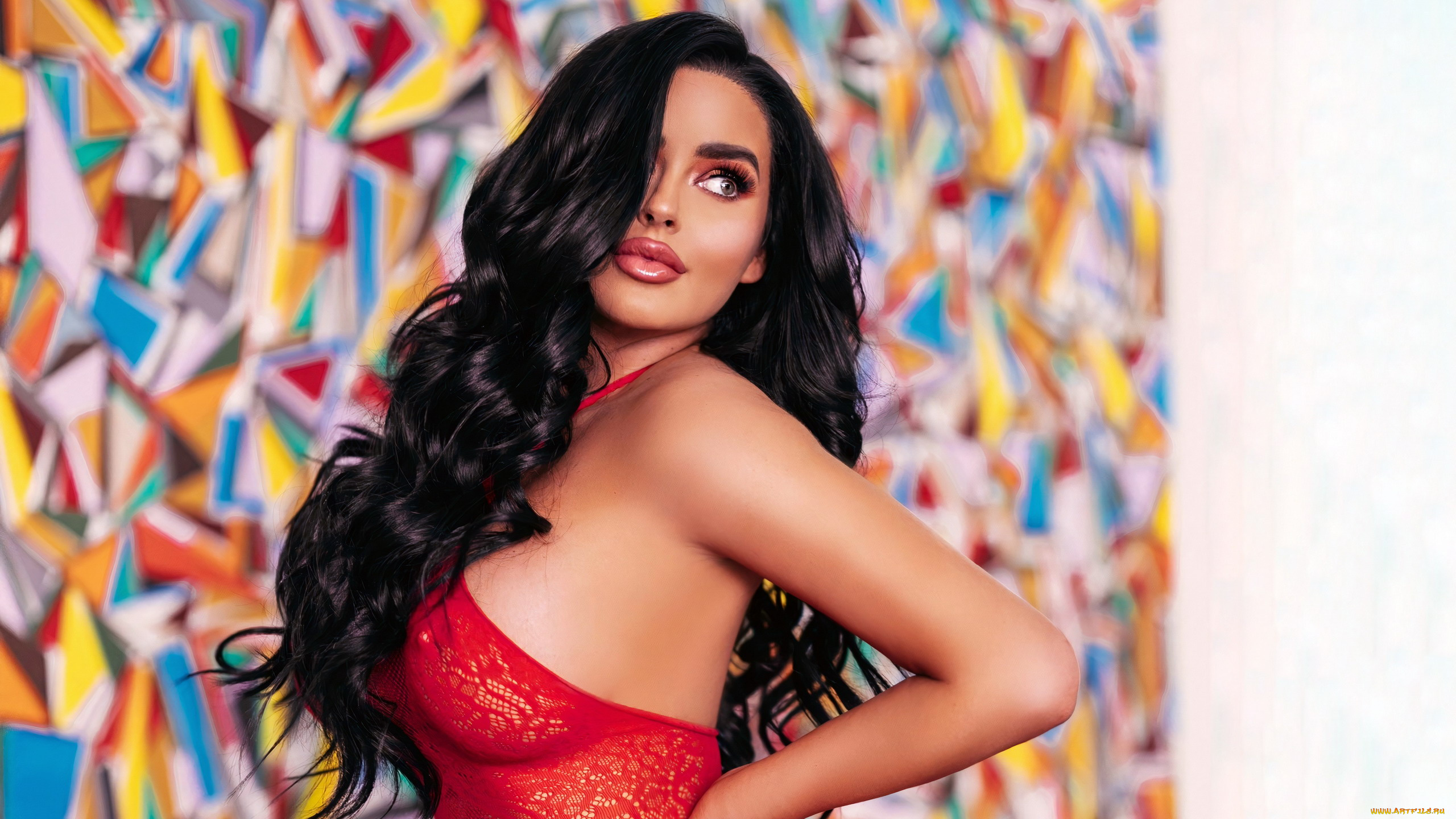 девушки, abigail, ratchford, брюнетка, бюст