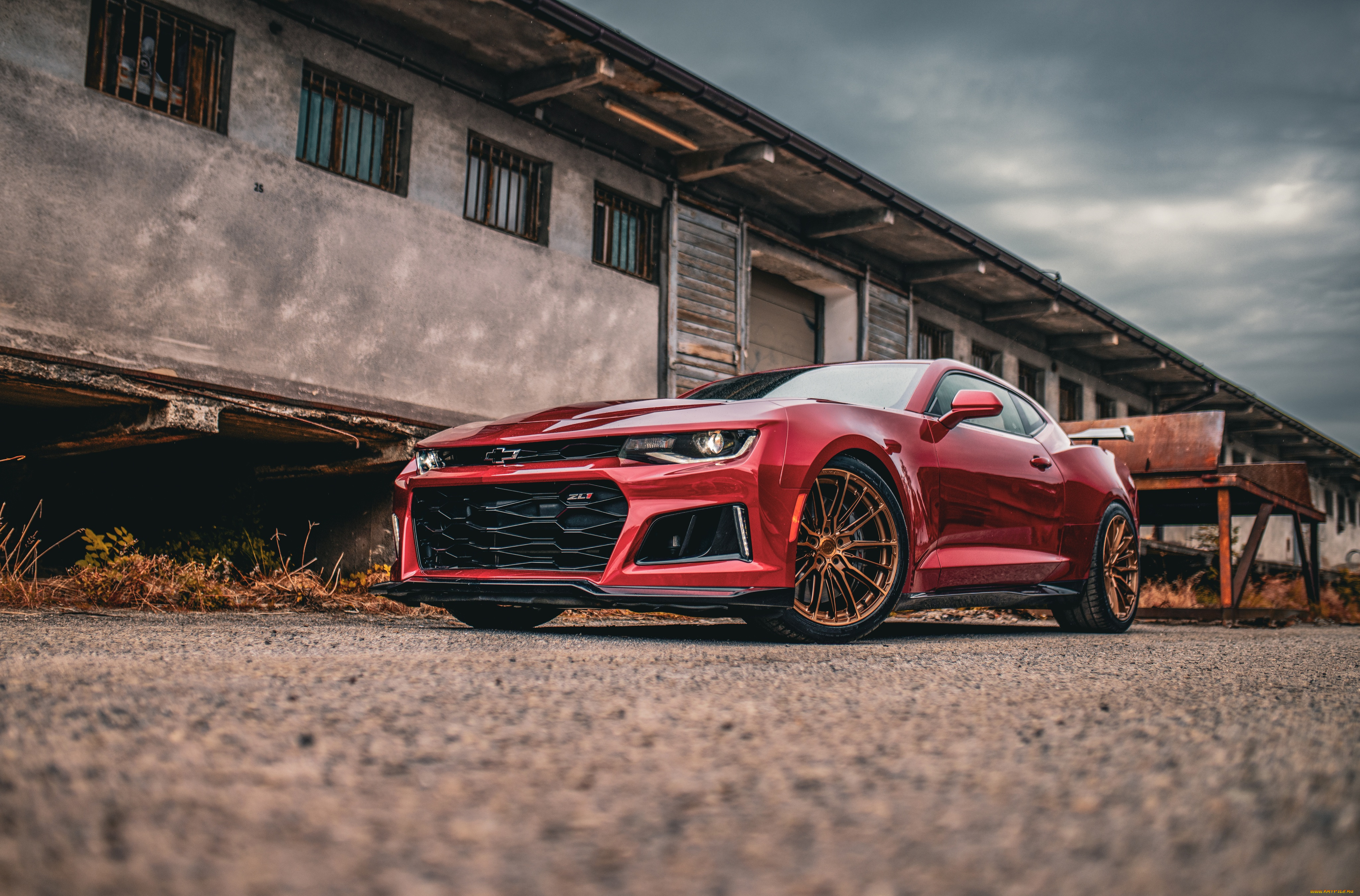 автомобили, camaro, chevrolet, zl1, red, devil, красный, дьявол