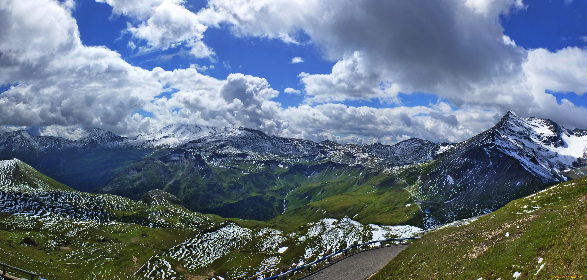 национальный, парк, hohe, tauern, природа, горы, австрия