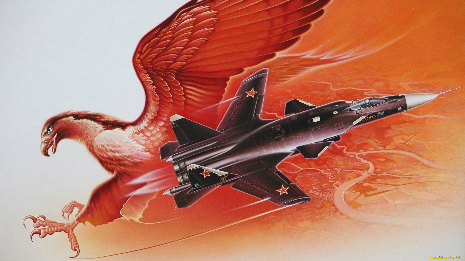 авиация, 3д, рисованые, graphic, су-47, беркут