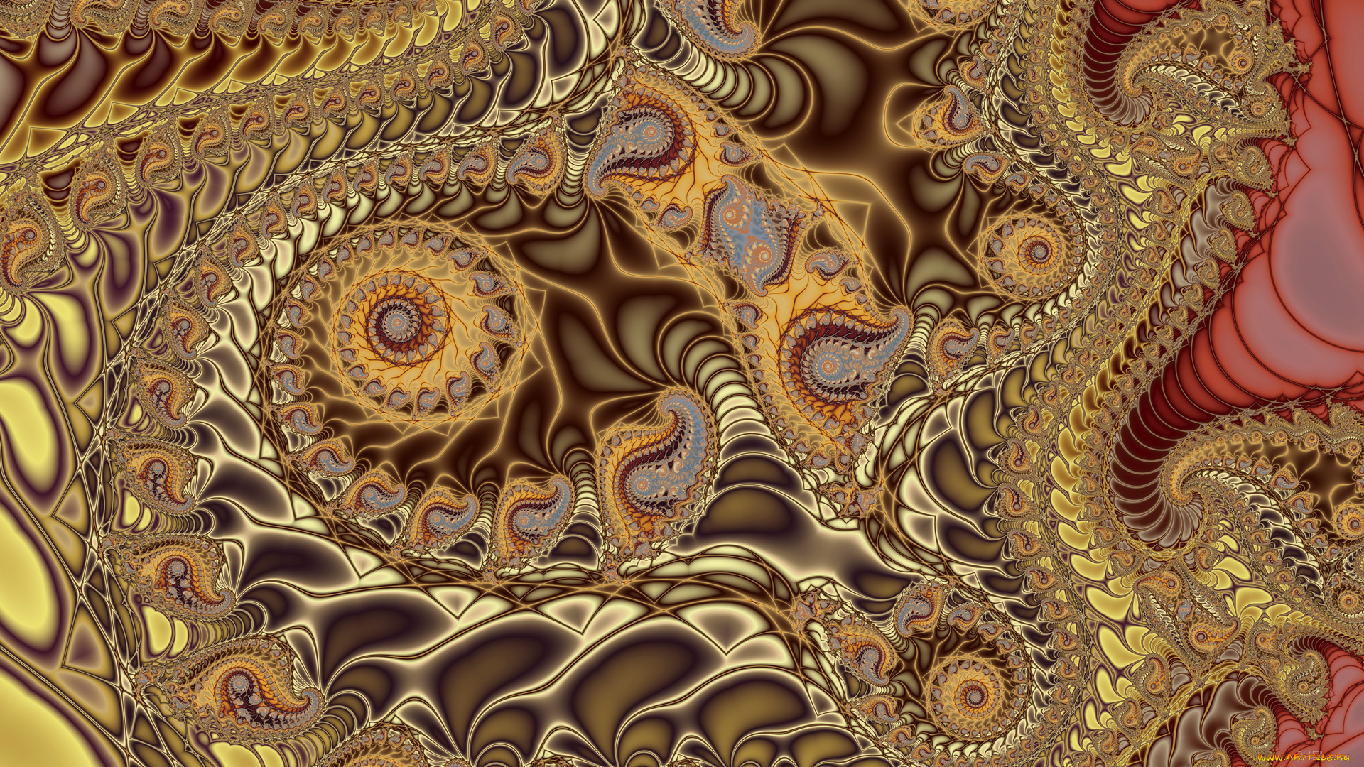 3д, графика, fractal, , фракталы, узор, фон, цвета