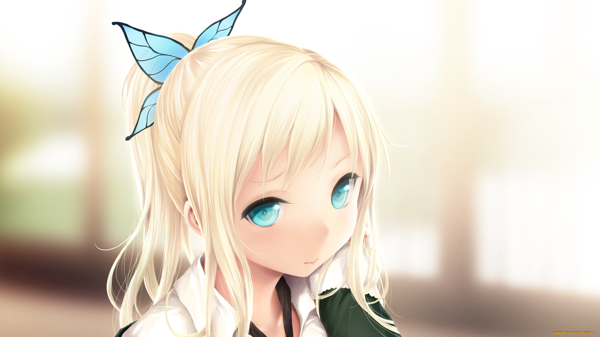 boku, wa, tomodachi, ga, sukunai, аниме, девочка, kashiwazaki, sena, boku, wa, tomodachi, ga, sukunai, заколка, хвостик, бабочка