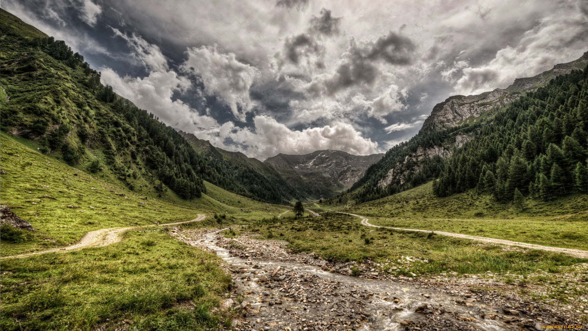 природа, горы, австрия, тироль