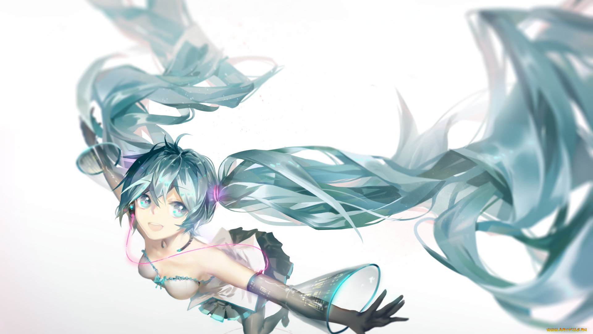 аниме, vocaloid, hatsune, miku, yyb