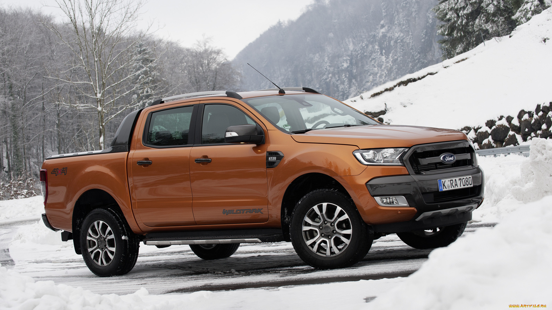 автомобили, ford, ranger, 2015г, wildtrak