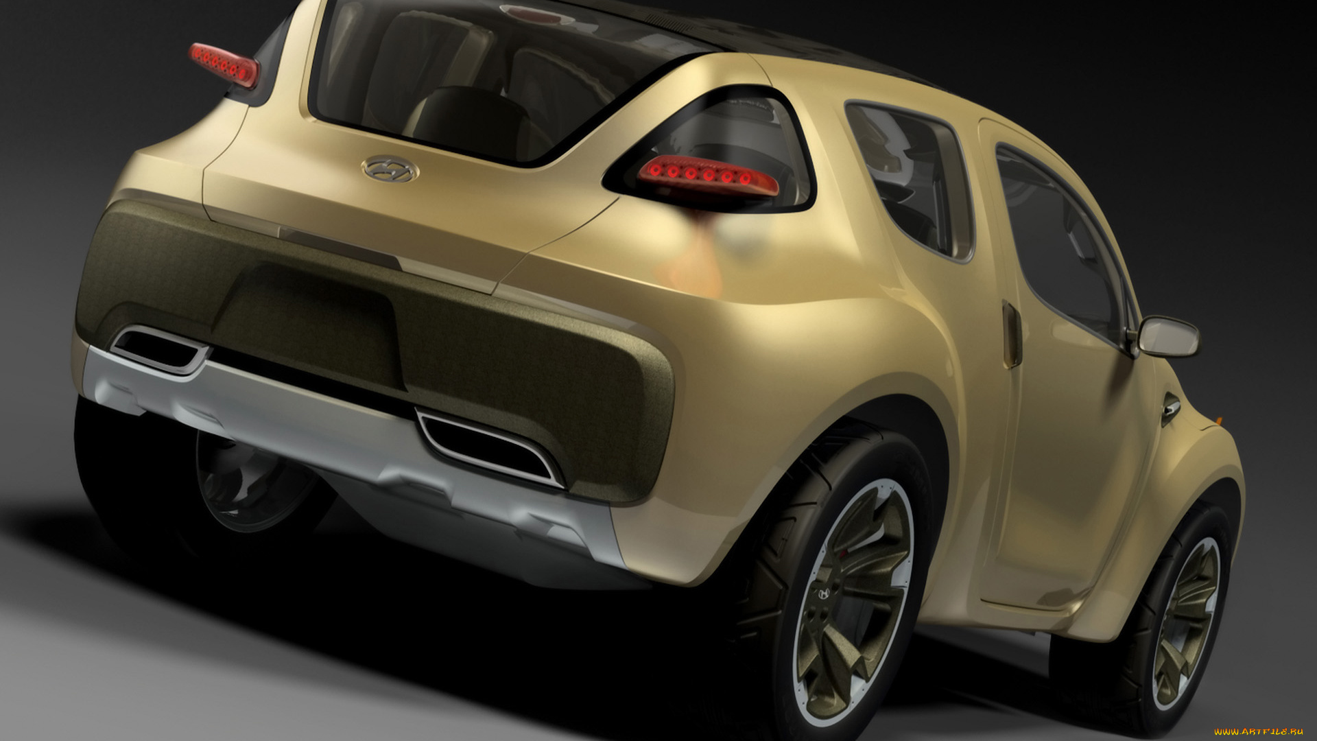 hyundai, hcd10, hellion, concept, 2006, автомобили, 3д, hcd10, hyundai, 3d, серый, фон, car, 2006, concept, hellion