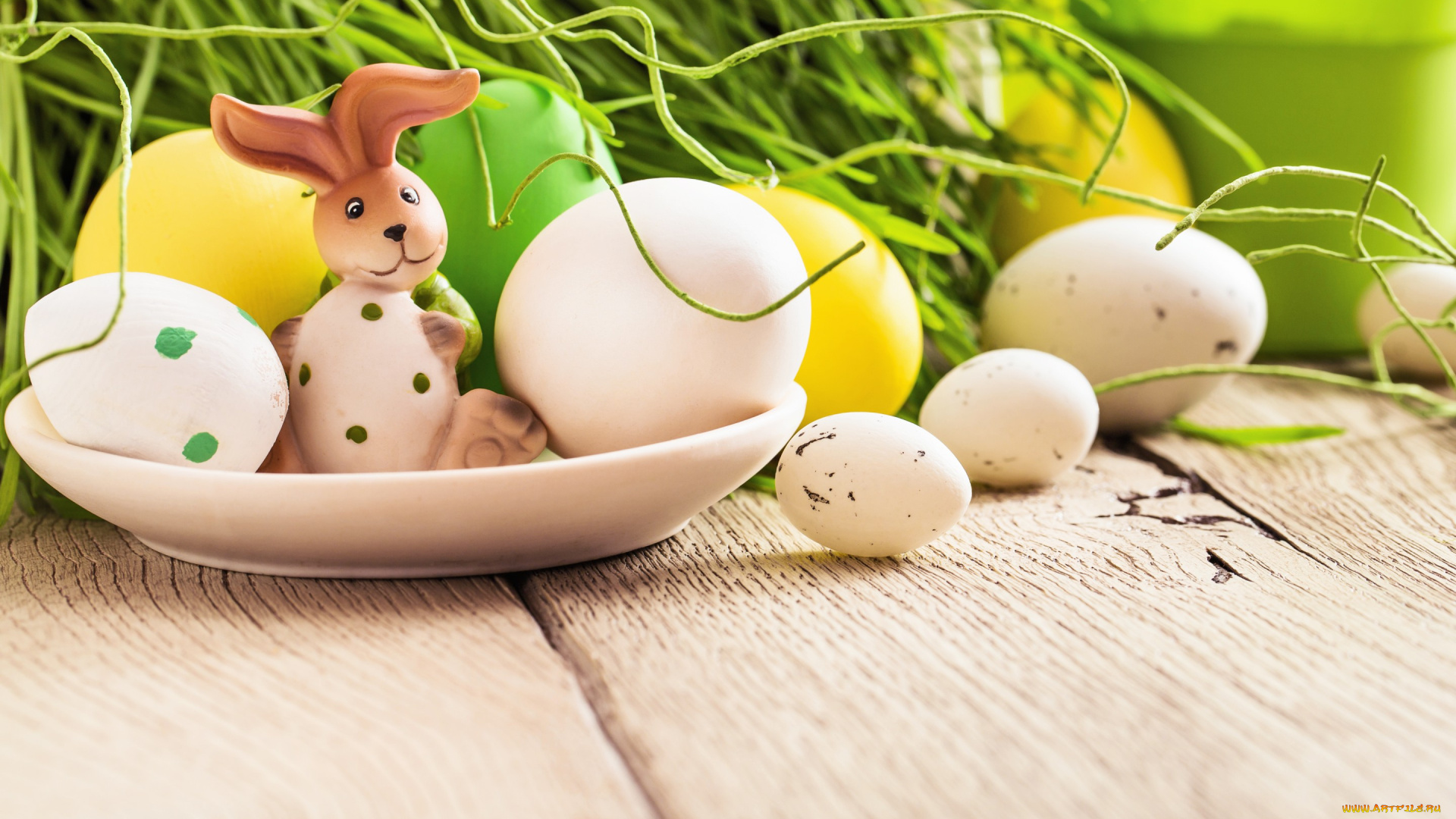 праздничные, пасха, яйца, кролик