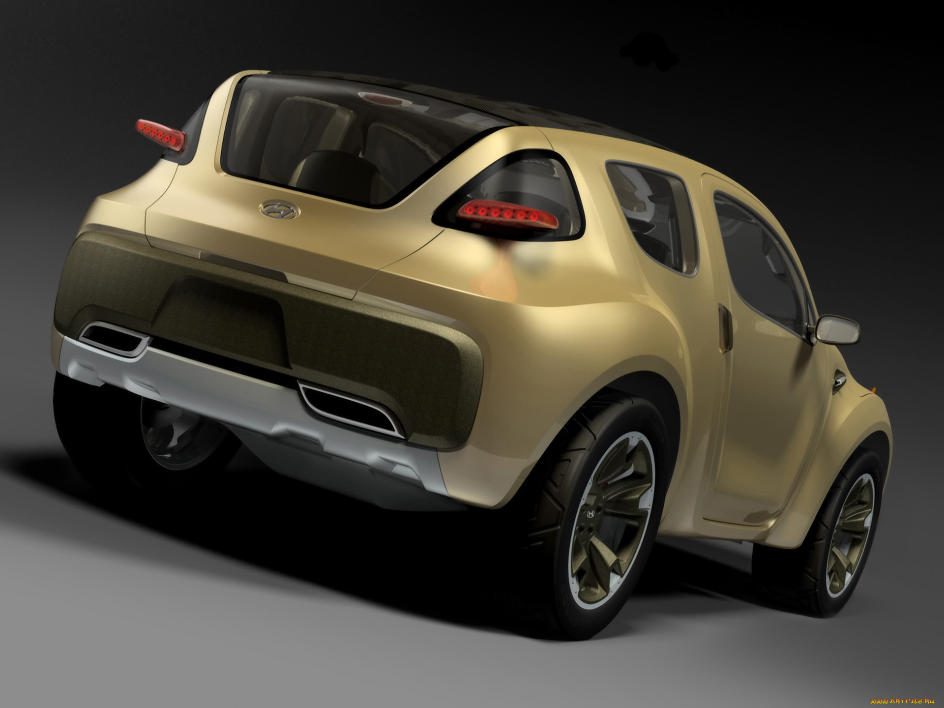 hyundai, hcd10, hellion, concept, 2006, автомобили, 3д, hcd10, hyundai, 3d, серый, фон, car, 2006, concept, hellion