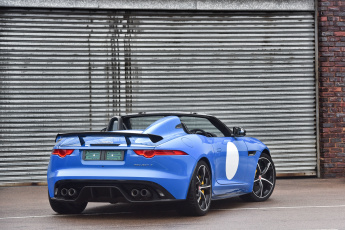 Картинка автомобили jaguar za-spec синий project 7 f-type 2015г
