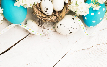 Картинка праздничные пасха easter spring decoration eggs happy весна цветы яйца flowers