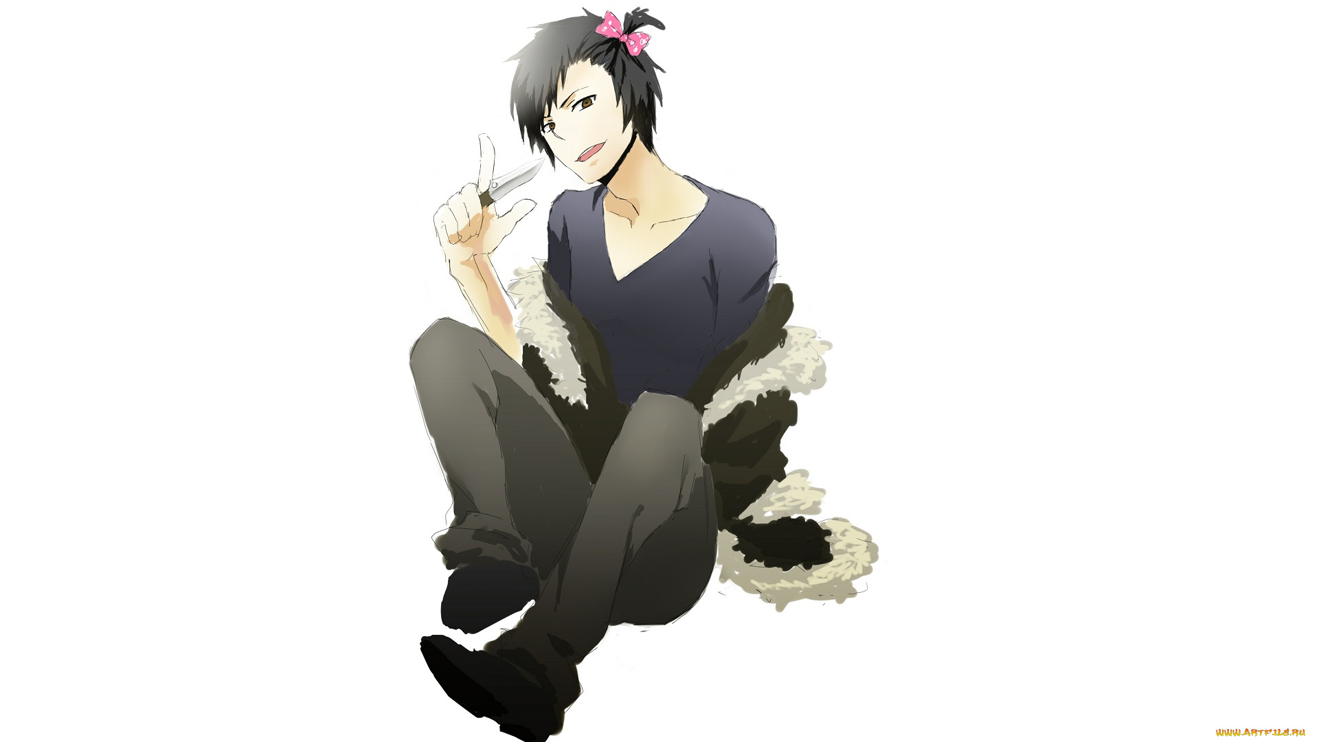 аниме, durarara, orihara, izaya, изая, орихара