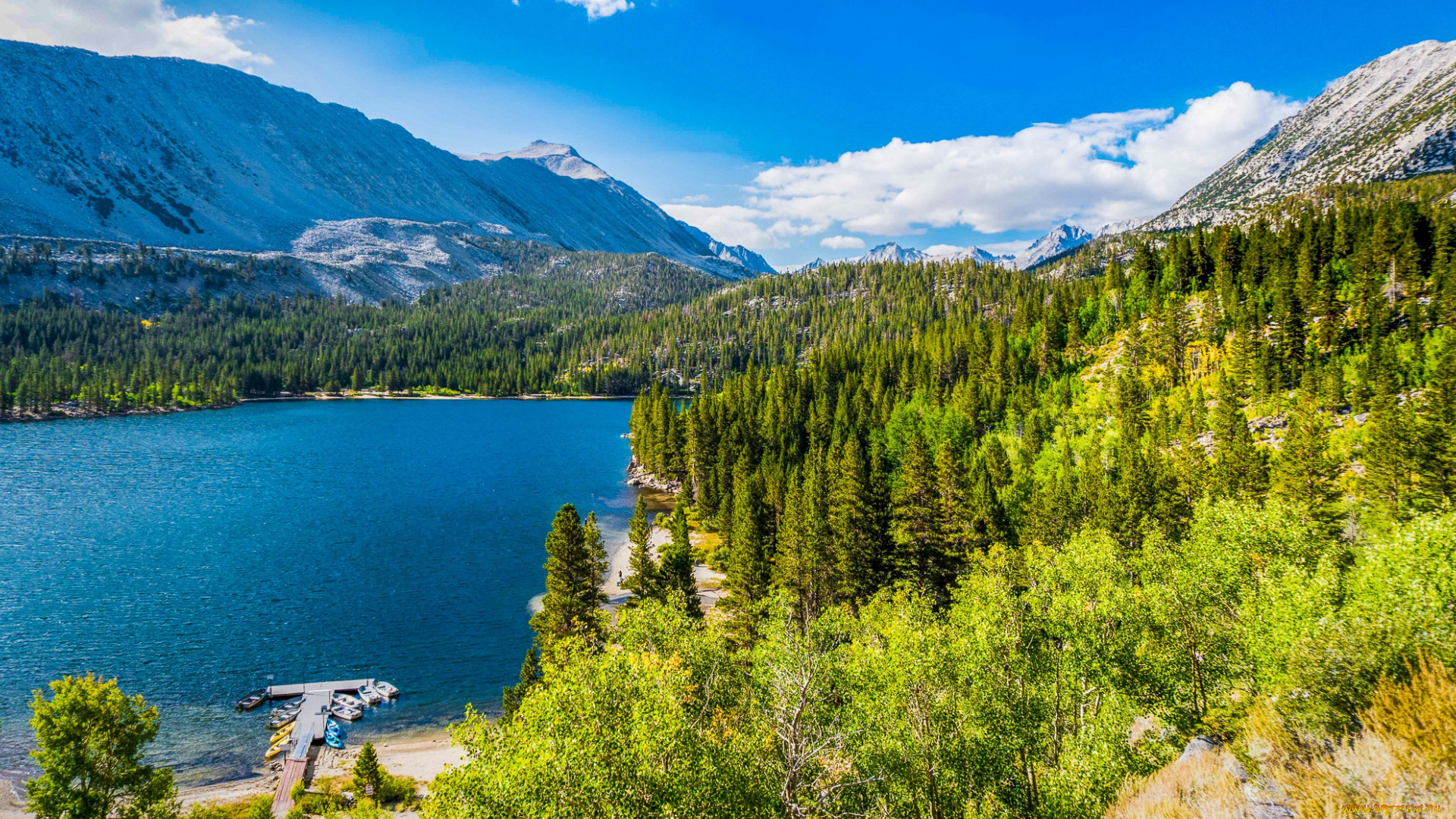 convict, lake, california, usa, природа, реки, озера, convict, lake