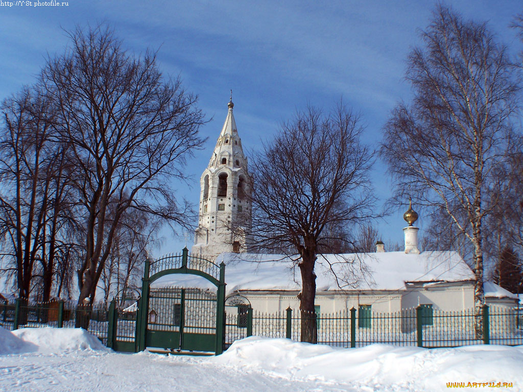 тутаев, зима, покровская, церковь, города, православные, церкви, монастыри