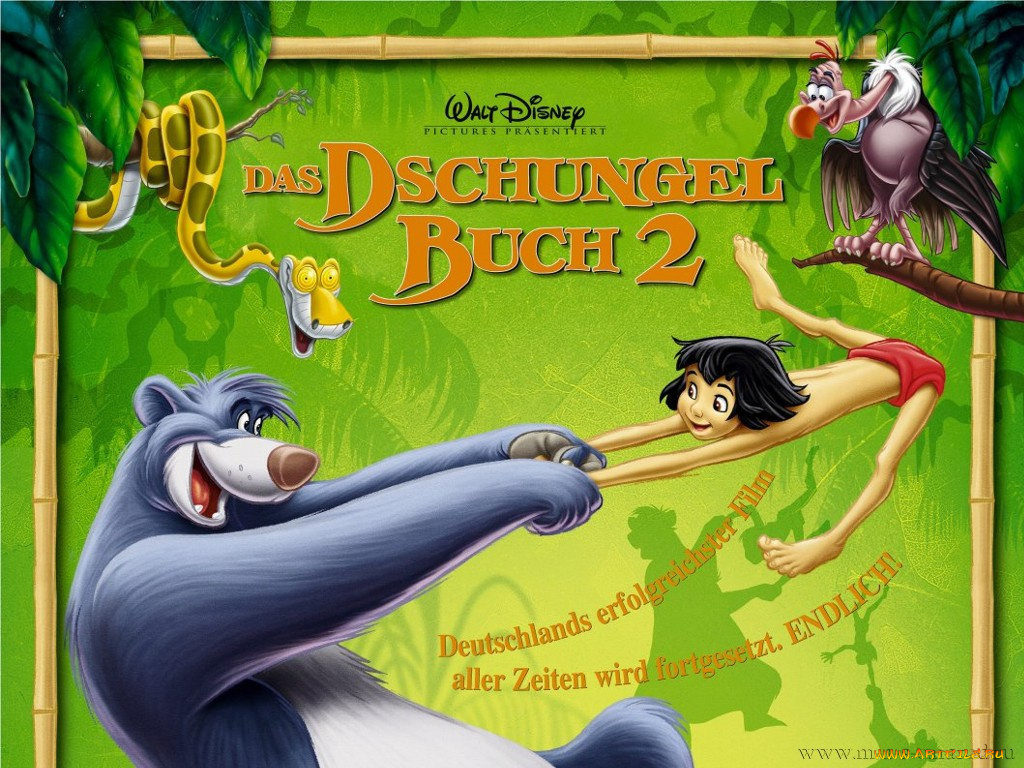 мультфильмы, the, jungle, book