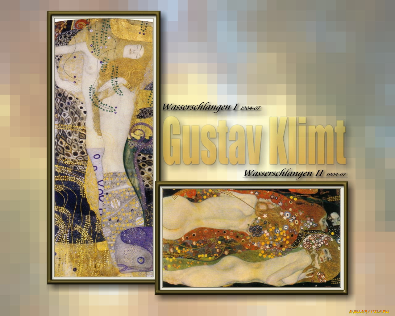 gustav, klimt, рисованные