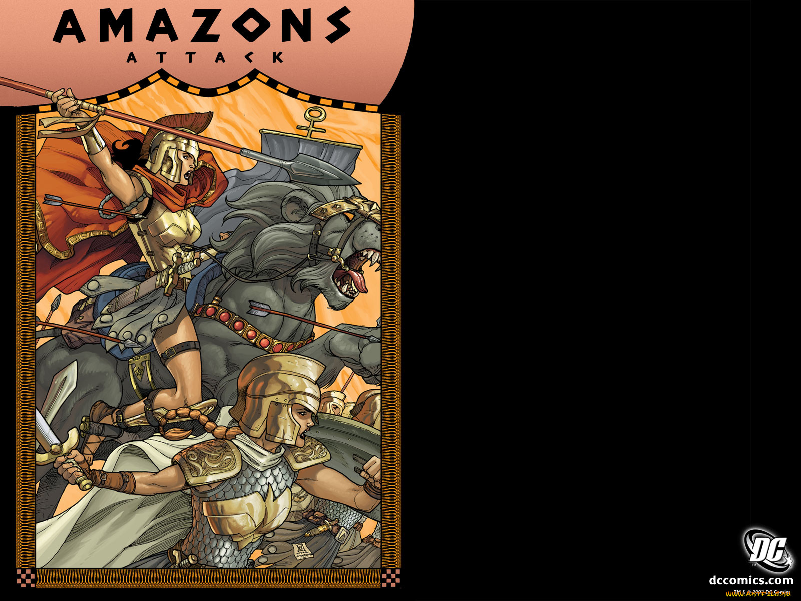 amazons, attack, рисованные, комиксы