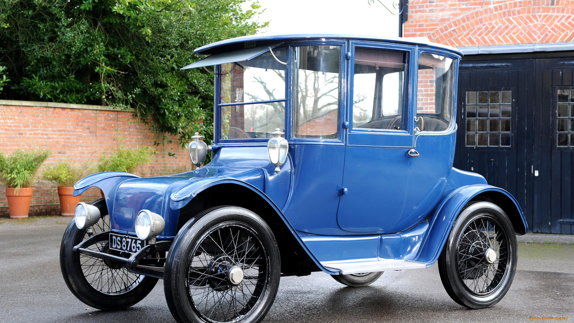 1915, detroit, electric, brougham, автомобили, классика