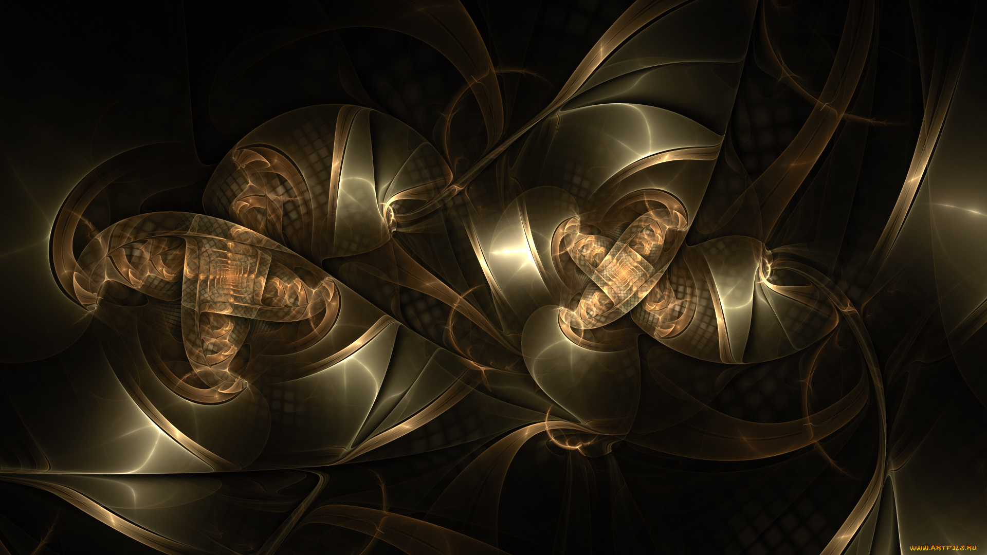 3д, графика, fractal, , фракталы, узор, фон, цвет