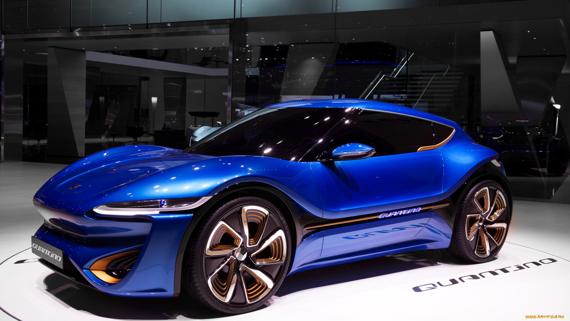 2015, nanoflowcell, quantino, автомобили, nanoflowcell, quantino, голубой, металлик