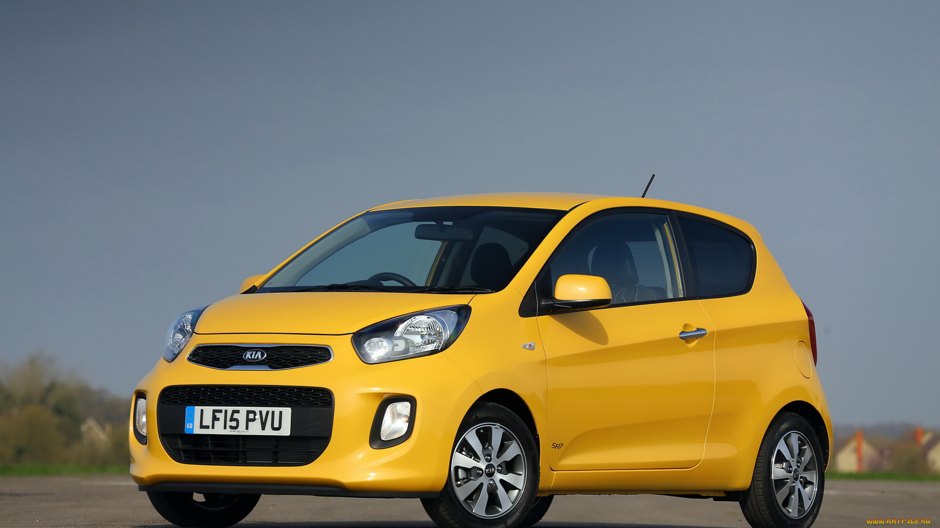 автомобили, kia, picanto, sr7, ta, 2015г, желтый