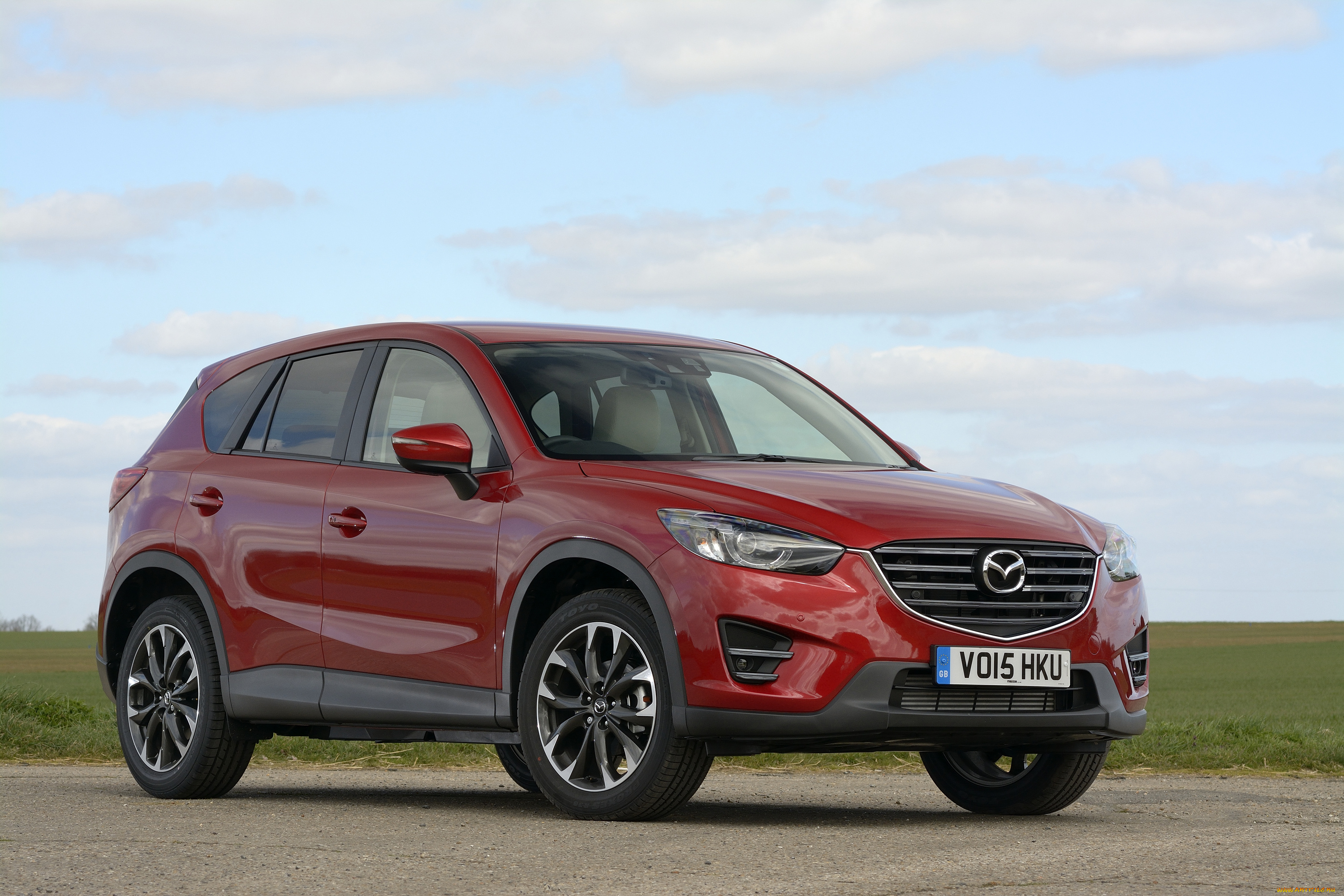 автомобили, mazda, cx-5, uk-spec, ke, 2015г, красный