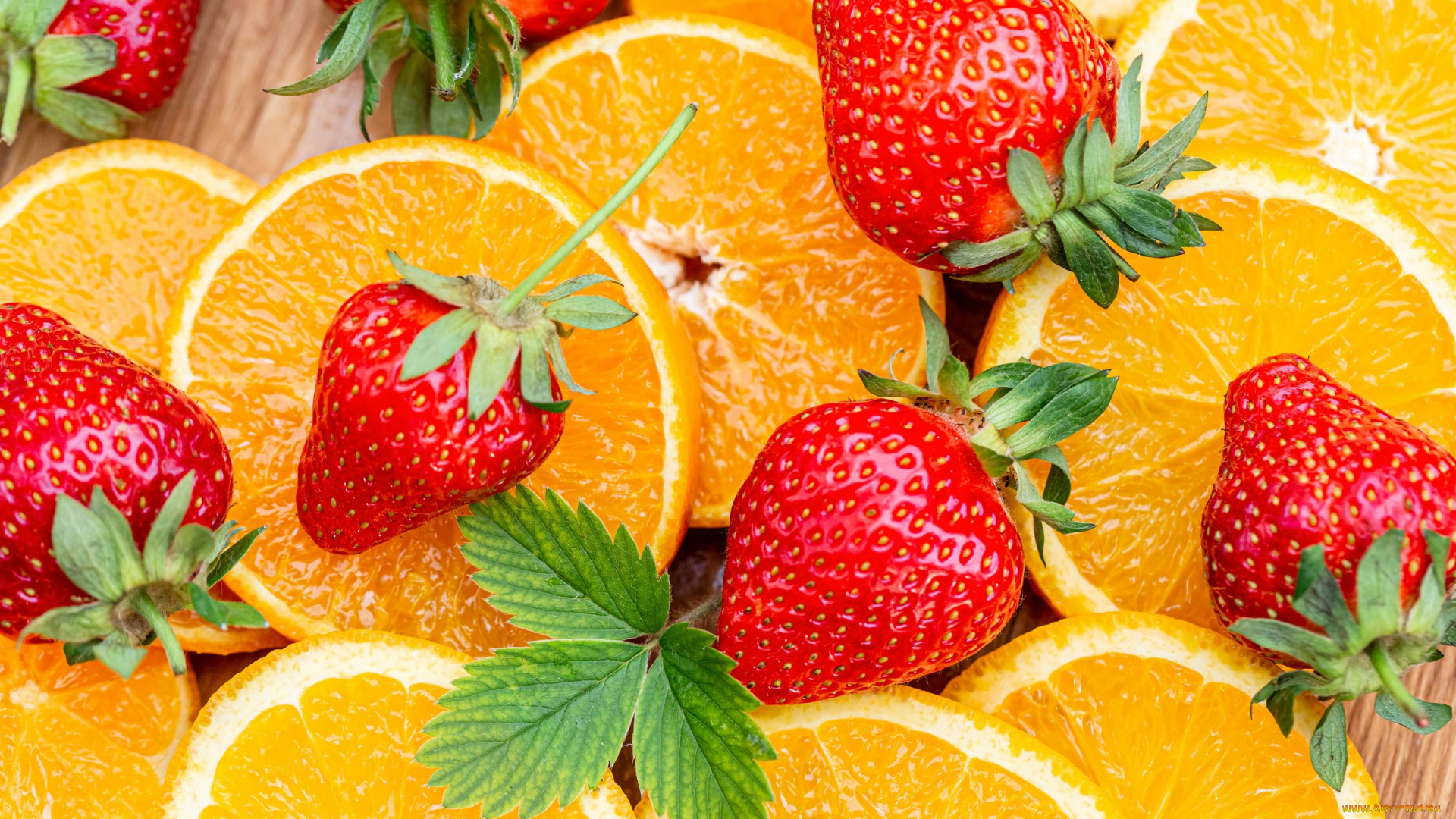 еда, фрукты, , ягоды, клубника, апельсины