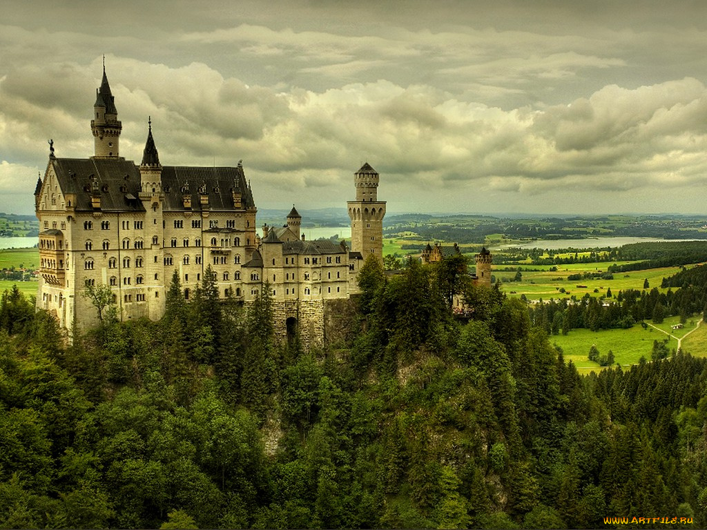 kirill, pozhidaeff, neuschwanstein, germany, bavaria, города, замок, нойшванштайн, германия