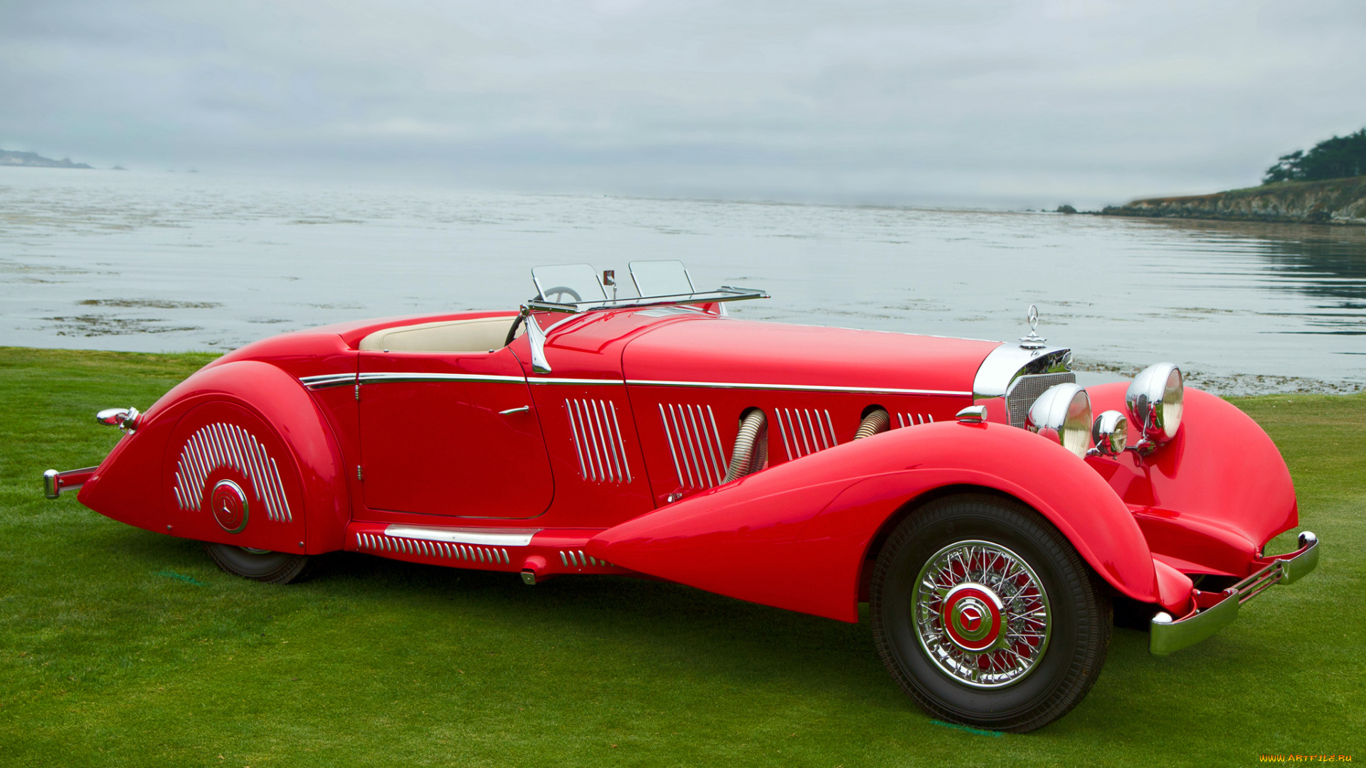 автомобили, классика, 540k, special, roadster, by, mayfair, 1937